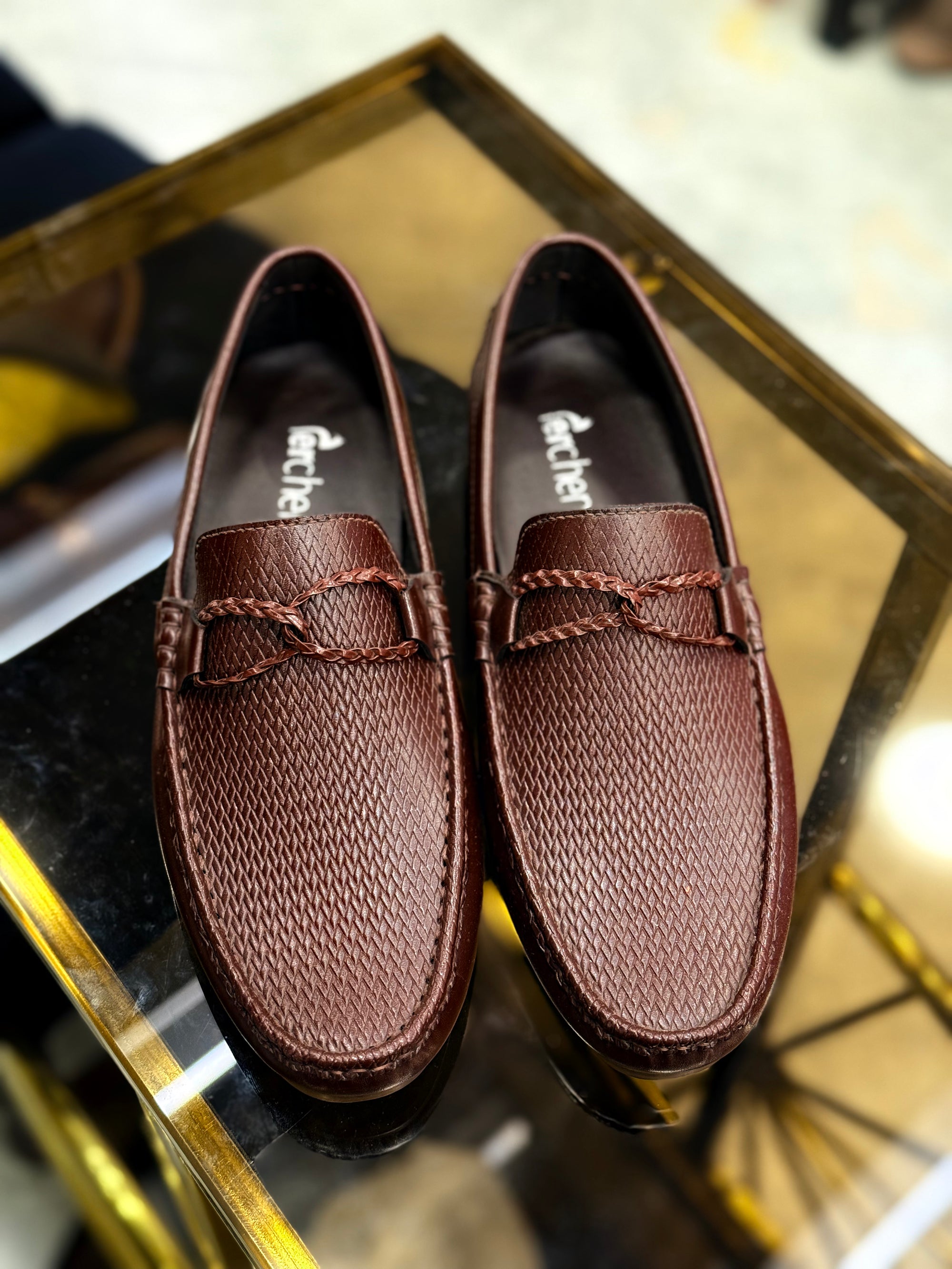 Brown loafer
