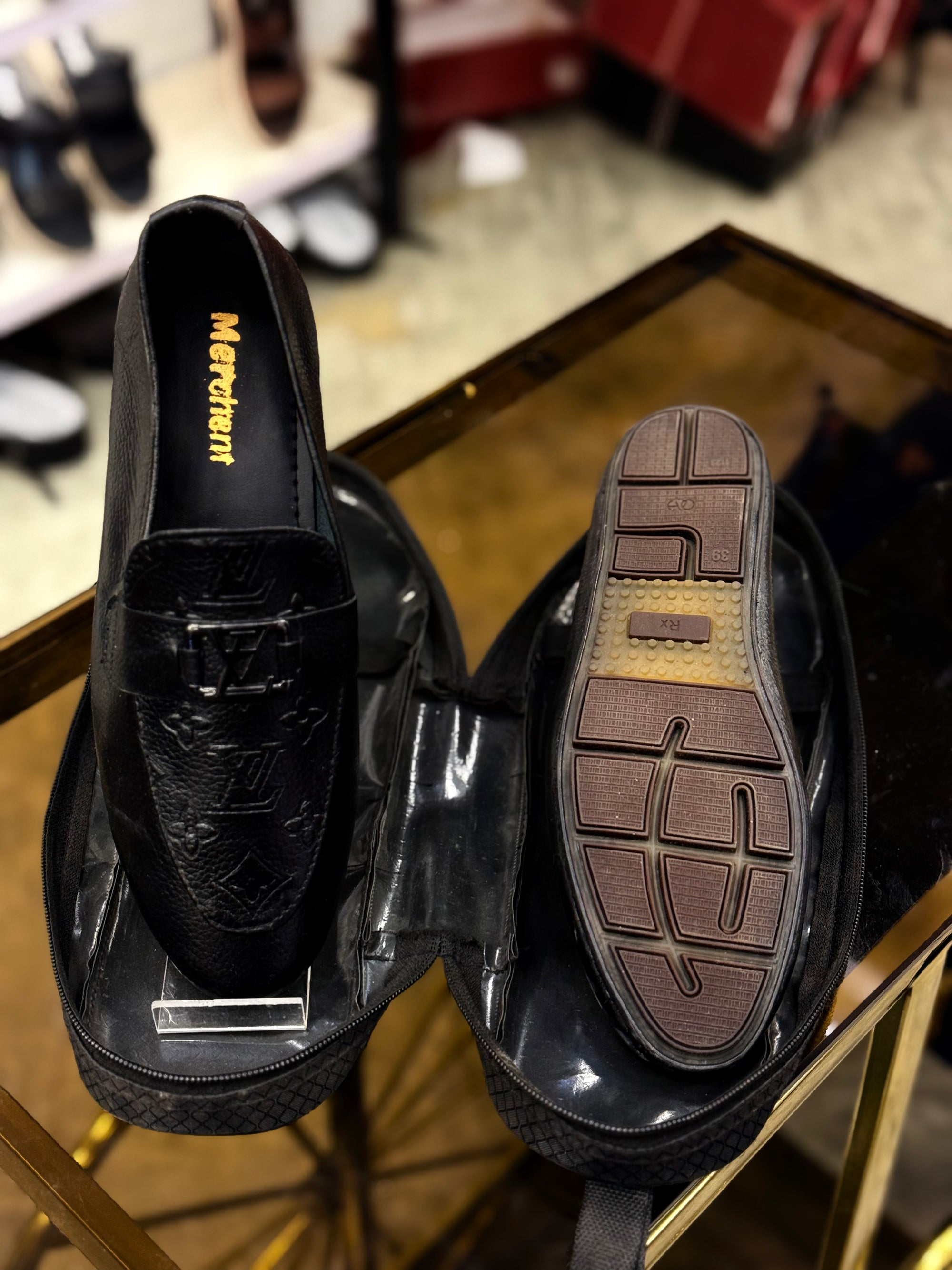 LV BLACK POCKET LOAFER