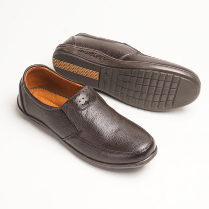 Executive Casual COW Leather Shoes - Brown