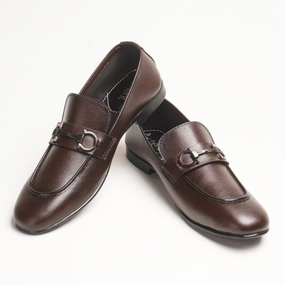 Matte Pure Leather Formals- BROWN