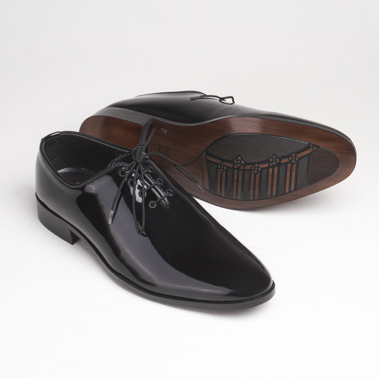 Men's Black Patent Shine Formals